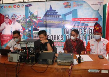 Wakil Bupati Hulu Sungai Selatan menghadiri acara “Indonesia Parks On The Air” (IPOTA)