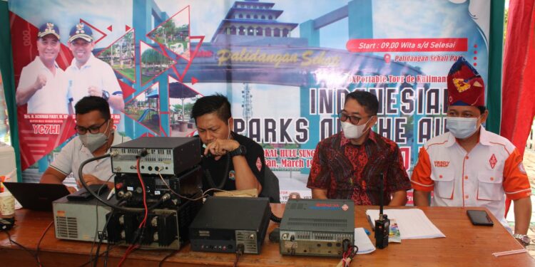 Wakil Bupati Hulu Sungai Selatan menghadiri acara “Indonesia Parks On The Air” (IPOTA)