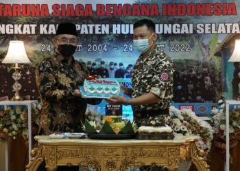 Pemkab Hulu Sungai Selatan memperingati Hari Ulang Tahun Taruna Siaga Bencana (Tagana) yang ke-18 tingkat Kab. HSS