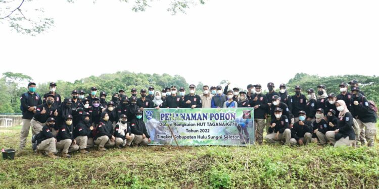 TAGANA KABUPATEN HSS SELENGGARAKAN RANGKAIAN KEGIATAN MENJELANG HARI ULANG TAHUN TAGANA KE-18