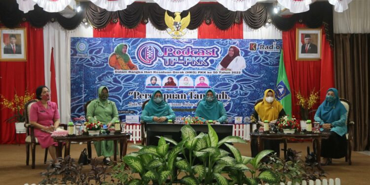 TP PKK Hulu Sungai Selatan Gelar Potcast Inspirasi