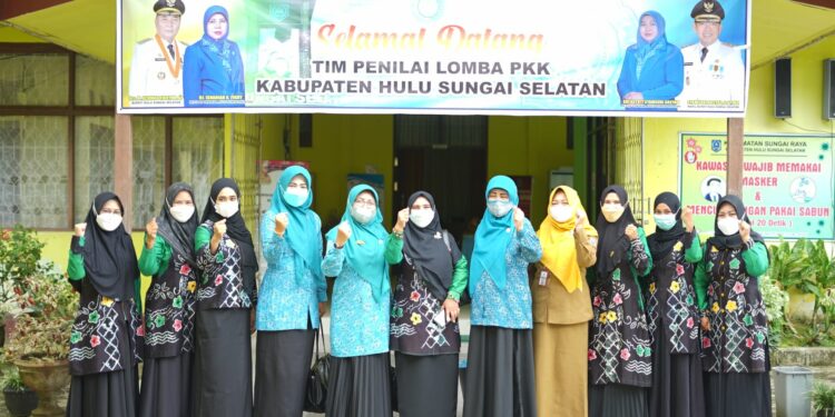 TP PKK Kabupaten Hulu Sungai Selatan laksanakan penilaian Lomba – Lomba PKK