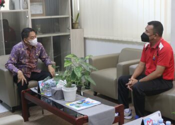 Wabup Syamsuri Arsyad Terima Kunjungan Wakapolres HSS Yang Baru, Kompol Rissan SM