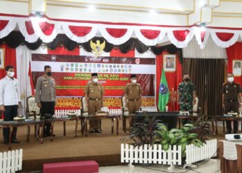 IKUTI PERINGATAN HARI OTONOMI DAERAH KE-26, BUPATI HSS: PRINSIP PENINGKATAN PAD HARUS DIKEMBANGKAN, SELAMA TIDAK MEMBEBANI MASYARAKAT