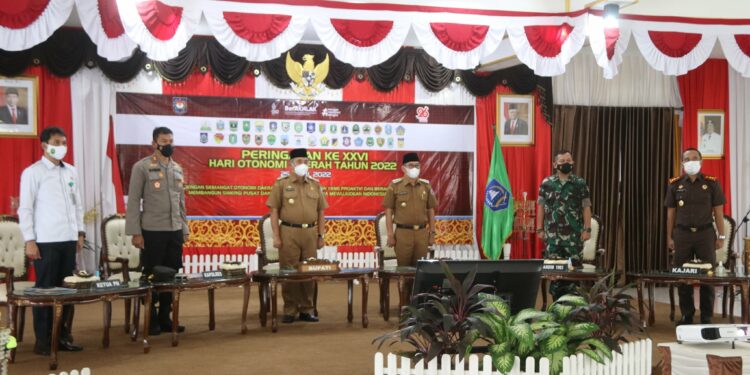 IKUTI PERINGATAN HARI OTONOMI DAERAH KE-26, BUPATI HSS: PRINSIP PENINGKATAN PAD HARUS DIKEMBANGKAN, SELAMA TIDAK MEMBEBANI MASYARAKAT