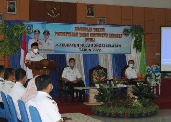BUPATI HSS BUKA BIMBINGAN TEKNIS PENDAFTARAN TANAH SISTEMATIS LENGKAP (PTSL)