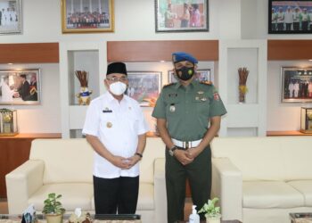 BUPATI TERIMA SILATURRAHMI DANSUBDENPOM VI/2-1 KANDANGAN