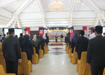 BUPATI HSS LANTIK 49 PEJABAT ADMINISTRATOR DAN PEJABAT PENGAWAS