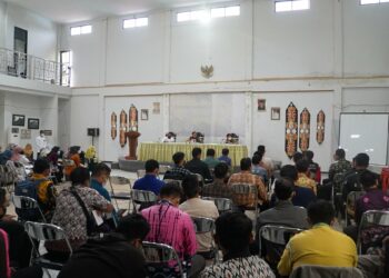 WAKIL BUPATI HSS MEMBERI ARAHAN PADA TECHNICAL MEETING JAMBORE CABANG XI KWARTIR CABANG HSS