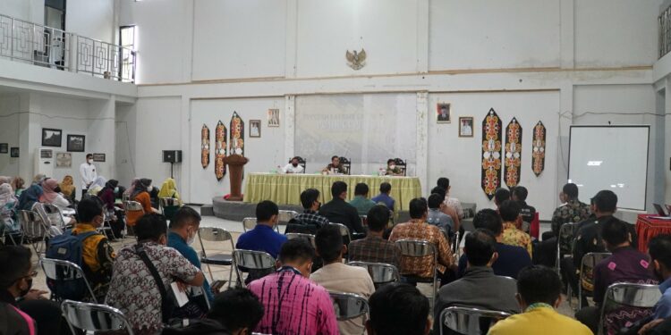 WAKIL BUPATI HSS MEMBERI ARAHAN PADA TECHNICAL MEETING JAMBORE CABANG XI KWARTIR CABANG HSS