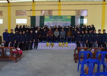 HADIRI PELANTIKAN KM HSS UIN BANJARMASIN, WABUP UNGKAPKAN MAKNA LAMBANG DAERAH HSS