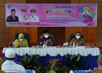 BUPATI MEMBUKA ACARA REMBUK STUNTING TINGKAT KAB. HSS TAHUN 2022