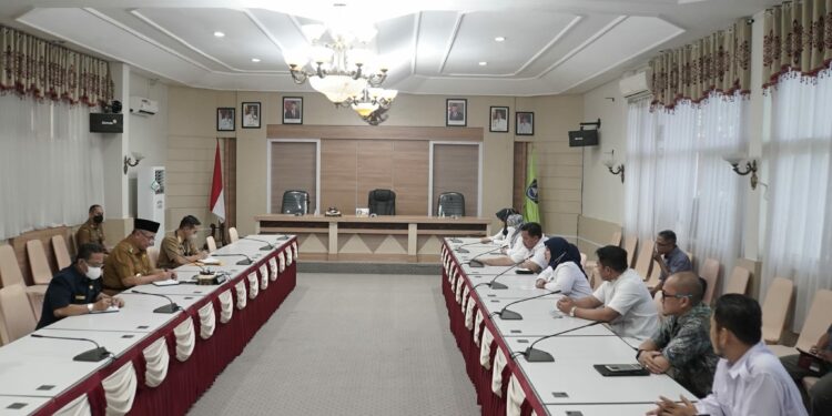 BUPATI HSS TERIMA AUDIENSI HISNAWA MIGAS DALAM RANGKA PERMINTAAN PENYESUAIAN HET LPG 3 KG