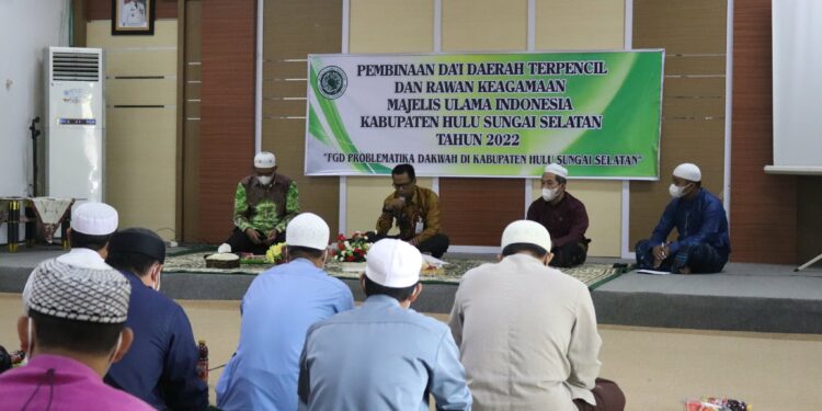 Gelar Focus Group Discussion, MUI Kab. HSS Diskusikan Problematika Dakwah