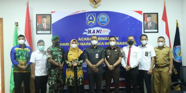 Ikuti Puncak Peringatan HANI 2022, Kepala BNNK HSS Ajak Generasi Muda Berperan Perangi Narkoba