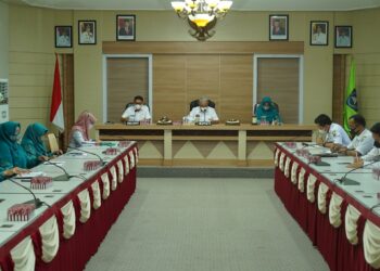 BUPATI HSS HADIRI RAPAT KOORDINASI PERCEPATAN PENURUNAN STUNTING