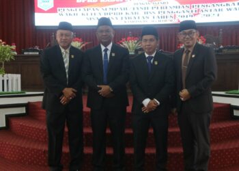 Pelantikan Wakil Ketua II DPRD Kab. HSS Pengganti Antar Waktu