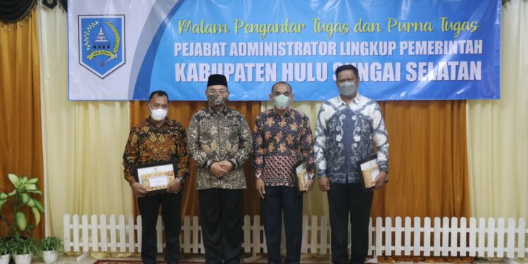 PEMKAB HSS GELAR MALAM PENGANTAR TUGAS & PURNA TUGAS PEJABAT ADMINISTRATOR LINGKUP PEMKAB HSS