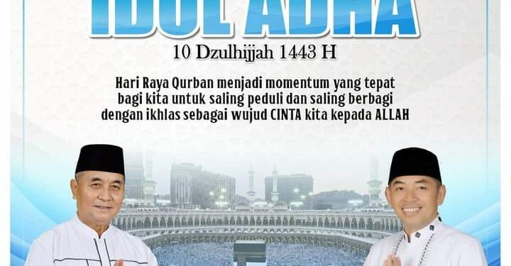 PEMKAB HSS MENGUCAPKAN SELAMAN HARI RAYA IDUL ADHA 10 DZULHIJJAH 1443 H