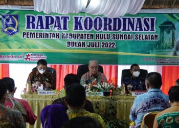 Rakor Bulanan Pemkab HSS