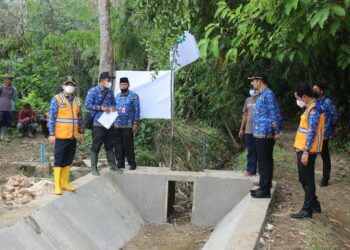 Wakil Bupati HSS Tinjau Pelaksanaan Pembangunan