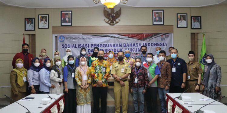 Sosialisasi Penggunaan Bahasa Indonesia dalam Produk Hukum di Kab. HSS