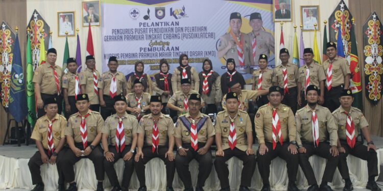 Pelantikan Pengurus Pusat Pendidikan dan Pelatihan Gerakan Pramuka Tingkat Cabang Masa Bakti 2022-2027