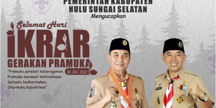 Pemkab HSS Mengucapkan Selamat Hari Ikrar Gerakan Pramuka