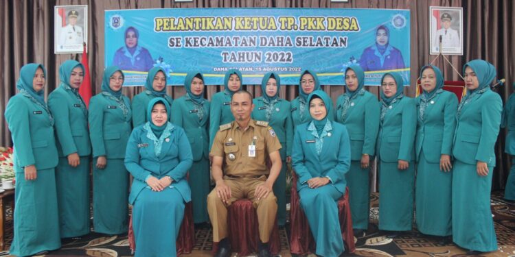 Pelantikan Ketua TP. PKK Desa Kecamatan Daha Selatan Tahun 2022