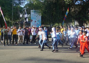 Hadirkan Gelaran Olahraga Dan Seni, Rangkaian Peringatan HUT ke-77 Kemerdekaan RI di Kab. HSS Berlangsung Meriah