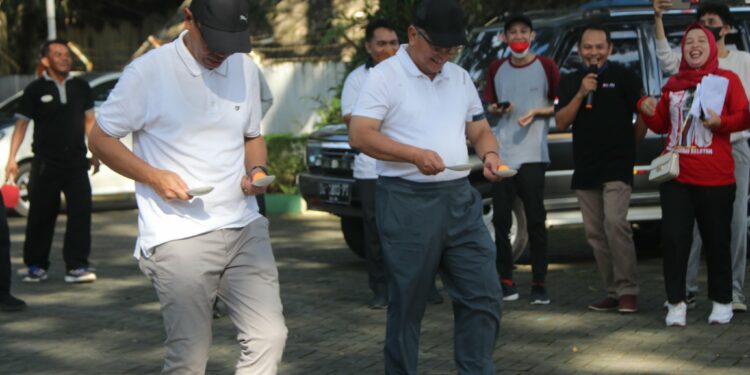 Rangkaian Perayaan HUT Ke-77 RI, Setda Kab. HSS Gelar Berbagai Lomba Tradisional