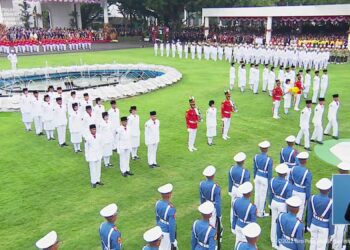 Forkopimda HSS Ikuti Upacara HUT RI ke – 77 Secara Virtual