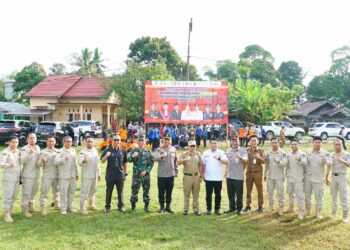 Wabup HSS Pimpin Apel Siaga Karhutla Gabungan