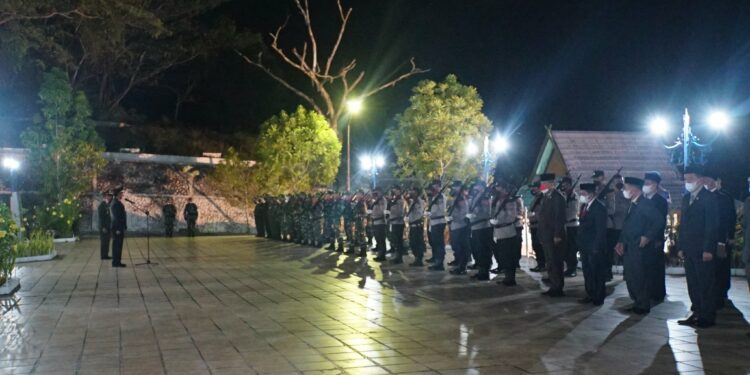 Wabup HSS Menghadiri Apel Kehormatan Di Makam Pahlawan Pusara Bakti