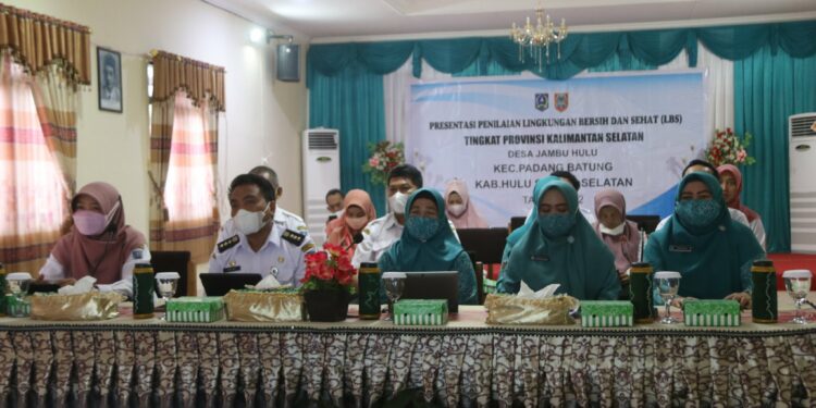 Desa Jambu Hulu Ikuti Lomba Lingkungan Bersih Dan Sehat (LBS) Tingkat Provinsi Kalsel