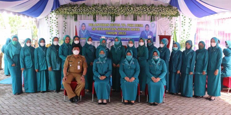 BERIKUT DAFTAR NAMA KETUA TP-PKK DESA KECAMATAN SUNGAI RAYA PERIODE 2022-2028: