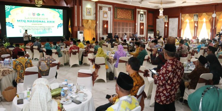 WABUP SYAMSURI ARSYAD HADIRI LAUNCHING MTQ NASIONAL XXIX TAHUN 2022 OLEH WAMENAG RI