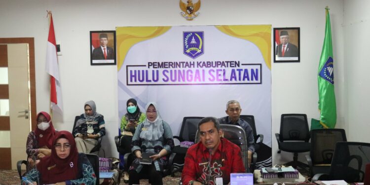 Pemkab HSS Ikuti Proses Evaluasi SAKIP dan RB Tahun 2022 Bersama Kemenpan-RB