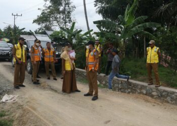 Wabup Monitoring Dan Evaluasi Proyek Pembangunan di Kec. Sungai Raya