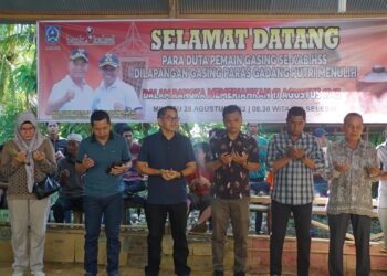 Wakil Bupati HSS Buka Lomba Bagasing di Desa Paring Agung