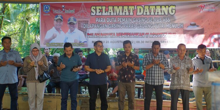 Wakil Bupati HSS Buka Lomba Bagasing di Desa Paring Agung