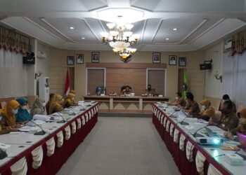 Wabup HSS Pimpin Rapat Tim Pembina Usaha Kesehatan Sekolah (UKS/M) Persiapan Lomba Sekolah Sehat Tingkat Provinsi Kalsel