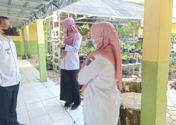 WABUP TINJAU PERSIAPAN SMPN 2 KANDANGAN UNTUK IKUTI LOMBA SEKOLAH SEHAT 2022