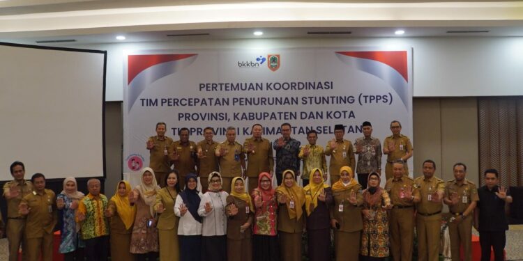 Wabup HSS Hadiri Rakor Tim Percepatan Penurunan Stunting Prov Kalsel 2022