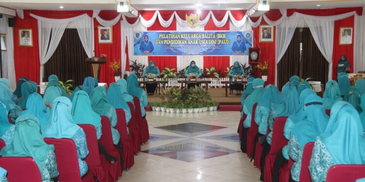 TP. PKK Kab. HSS Gelar Pelatihan Keluarga Balita (BKB) dan Pendidikan Anak Usia Dini (PAUD)