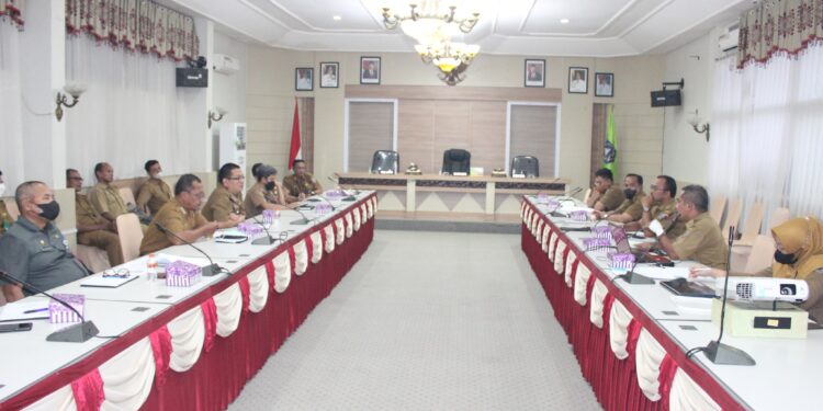 Pemkab HSS Melaksanakan Rapat Persiapan Untuk Melaksanakan Fungsi Perangkat Daerah di Kab. HSS