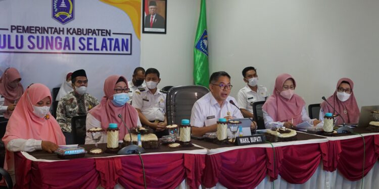 Wabup HSS Paparkan 4 Sekolah Perwakilan HSS Dalam Lomba Sekolah Sehat Tingkat Prov. Kalsel