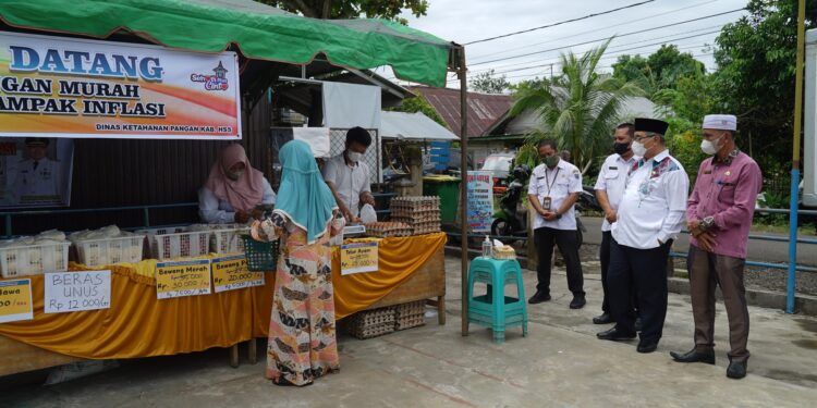 PEMKAB. HSS GELAR PANGAN MURAH PENANGANAN DAMPAK INFLASI