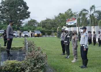 Wabup HSS Menghadiri Apel Gelar Pasukan