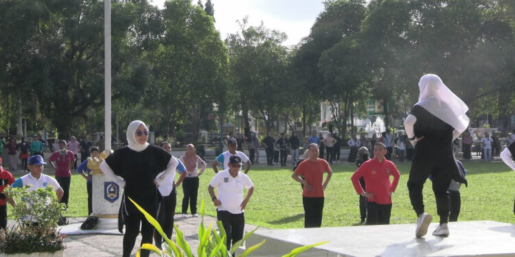 Pemkab HSS Kembali Menggelar SKJ Gabungan Lingkup ASN Pemkab HSS